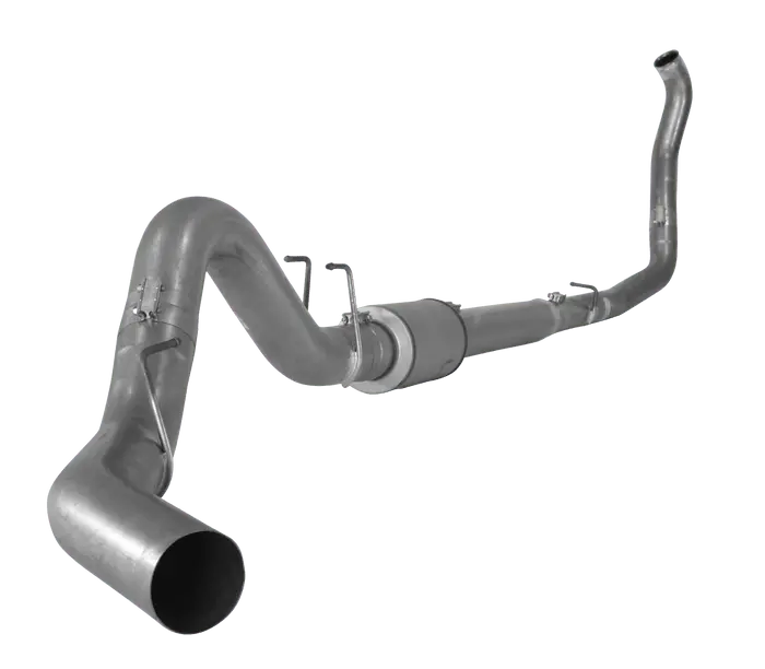 2008-2010 Powerstroke 6.4L 4" Turbo Back Exhaust W/ Muffler (421010) 1