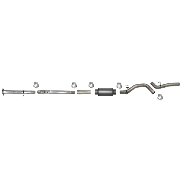 2008-2010 Powerstroke 6.4L 5" Downpipe Back Exhaust System No Bungs (Flo-632Nb) 1