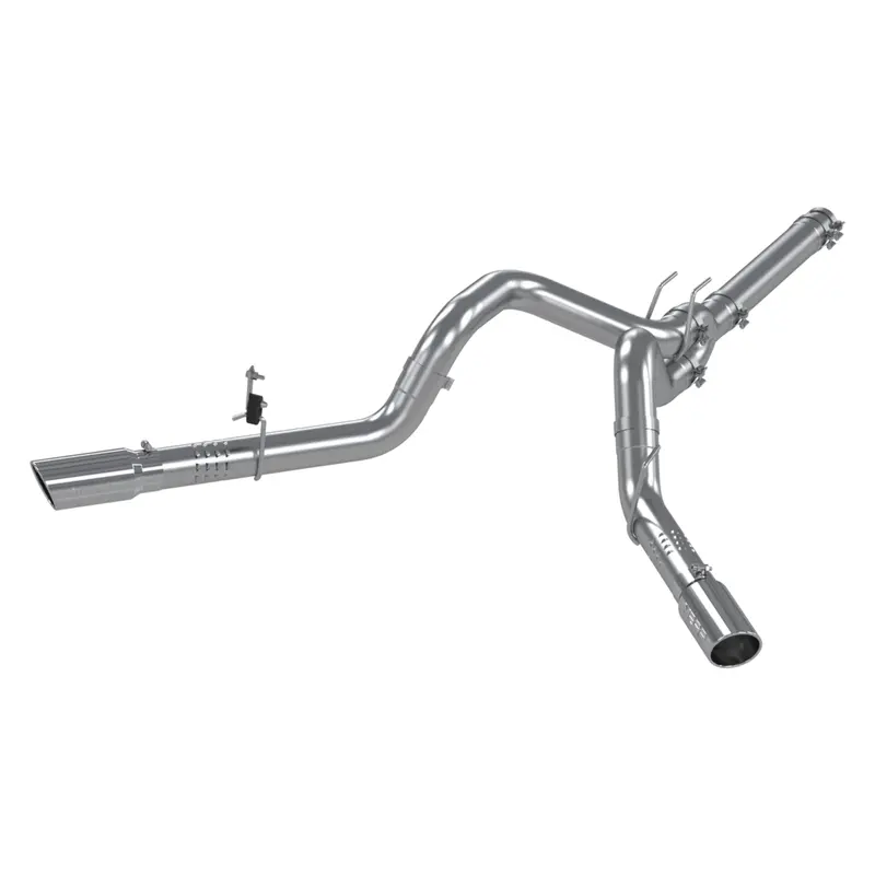2008-2010 Powerstroke 6.4L Aluminized Dpf Back Cool Duals Exhaust (S6244al) 1
