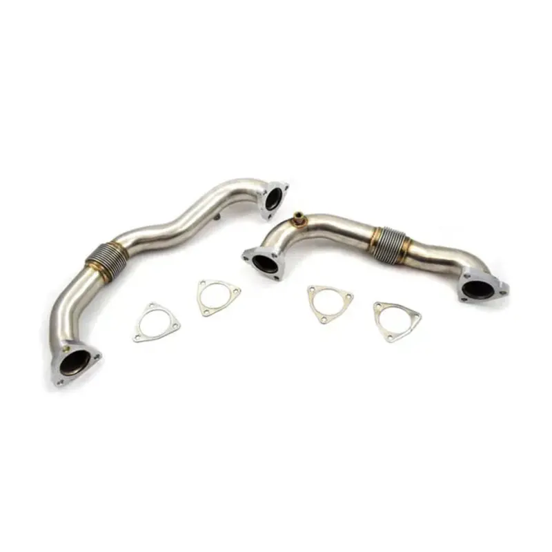 2008-2010 Powerstroke 6.4L Dieselr Heavy Duty Thick Wall Up Pipes (155-04601) 1