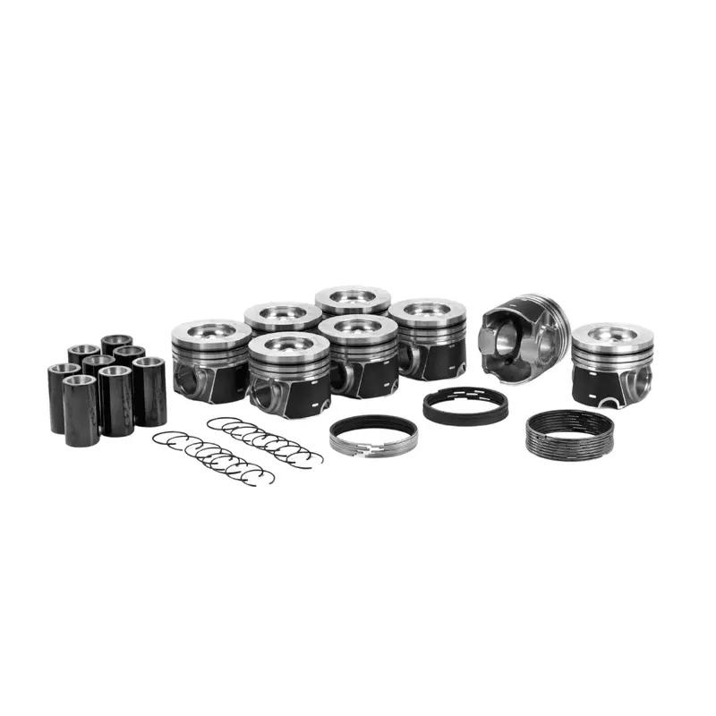 2008-2010 Powerstroke 6.4L Dualoy Reduced Compression Height Piston & Ring Kit (7215Dkt) 1