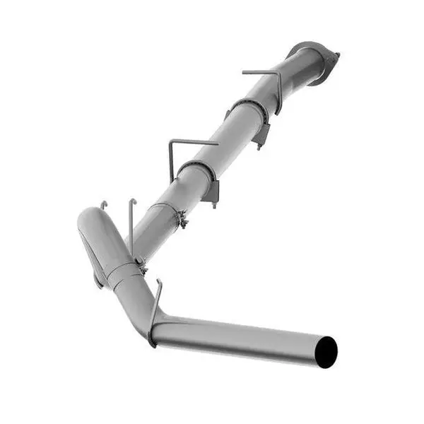 2008-2010 Powerstroke 6.4L P1 4" Slm Series Downpipe Back Exhaust System - No Muffler (C6254slm) 1