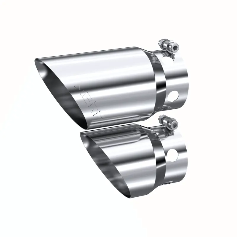 2008-2017 Powerstroke 6.7L Polished Stainless Steel Exhaust Tip Cover Set 4" X 5" (T5111) 1