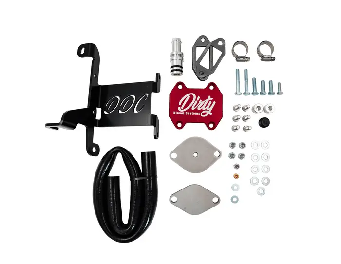 2009-2024 Cummins 6.7L Dirty Diesel Customs Egr/Cooler Delete Kit (I67-Egr-A006) 1