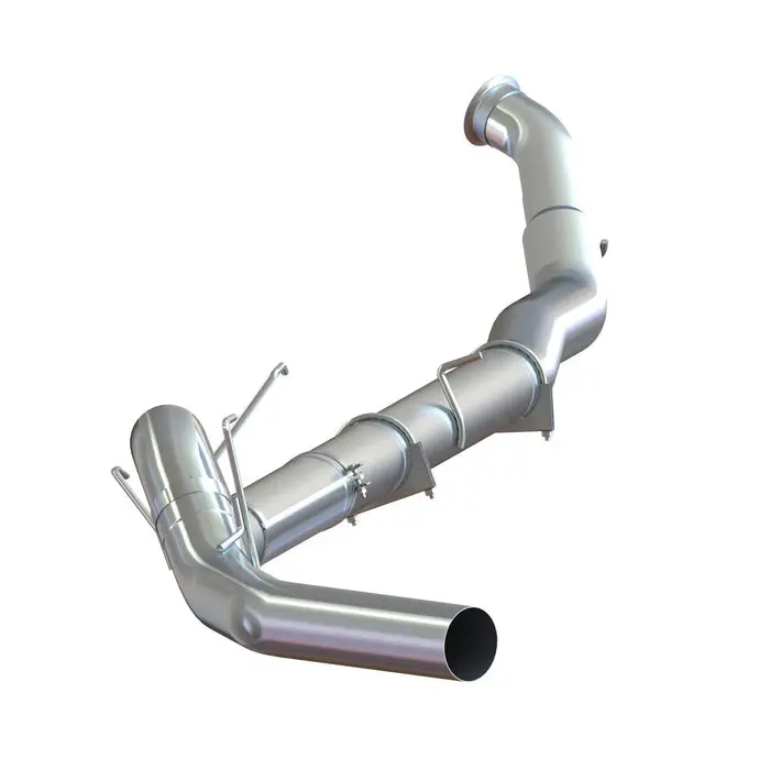 2010-2012 Cummins 6.7L P1 5" Turbo Back Race Exhaust - No Muffler (C6146plm) 1