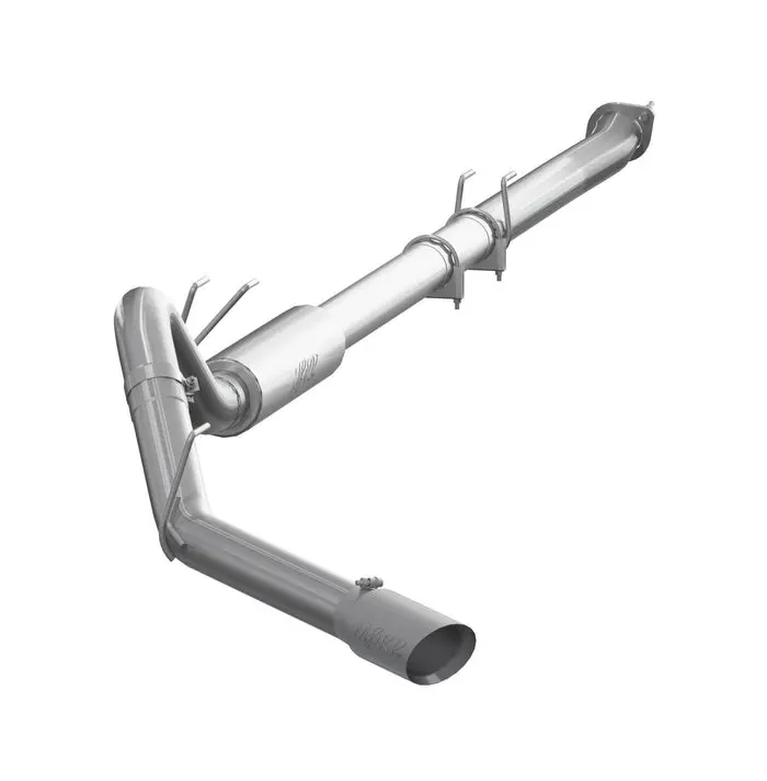 2011-2016 Powerstroke 6.7L P1 4" Downpipe Back Exhaust W/ Muffler (C6262304) 1