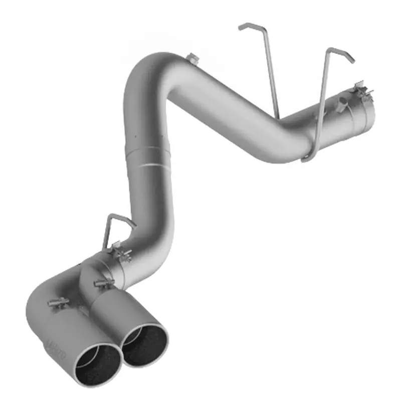2011-2019 Duramax Lml/L5p Dual Outlet Aluminized 4" Dpf Back Exhaust (S6033al) 1