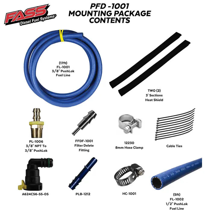2011-2019 Powerstroke 6.7L Fuel Filter Delete Kit (Pfd1001) 1