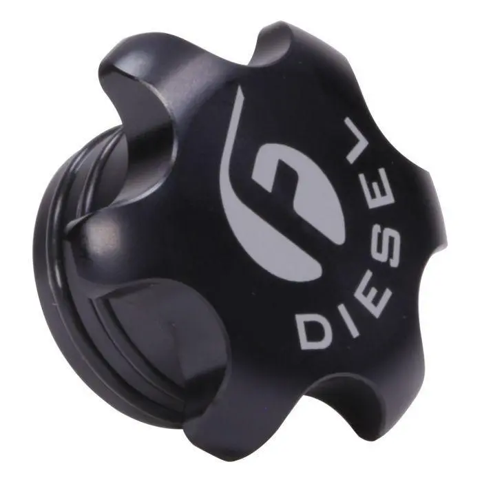 2013-2018 Cummins 6.7L Black Anodized Billet Fuel Cap (Fpe-Fc-1316-Blk) 1