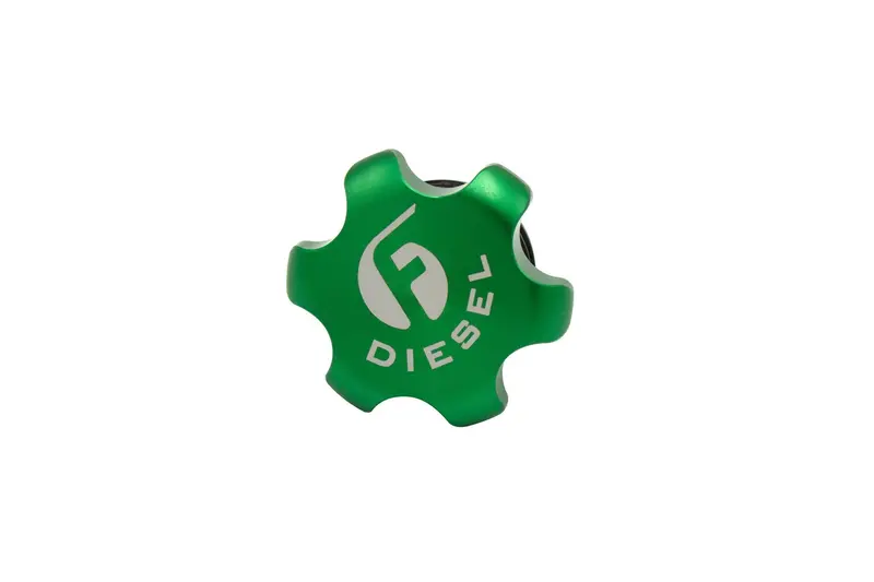 2013-2018 Cummins 6.7L Green Anodized Billet Fuel Cap (Fpe-Fc-1316-Grn) 1