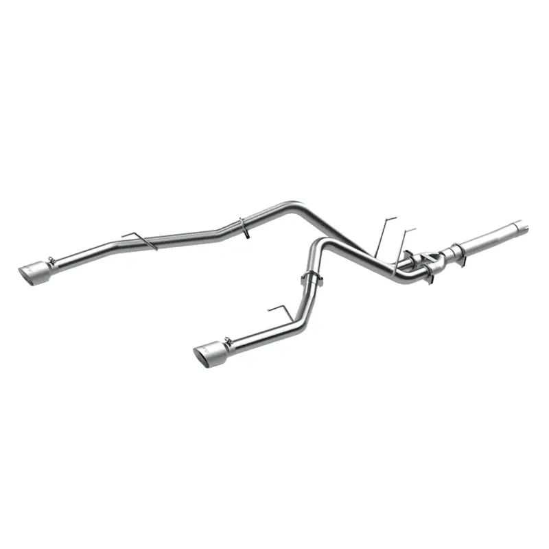 2014-2018 Ecodiesel 3.0L Aluminized Split Rear 2.5" Dpf Back Dual Exhaust (S6171al) 1