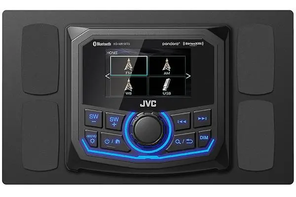 2014-2018 Polaris Rzr 900 / 1000 Jvc Mr3 Media Receiver Plug-&-Play Kit 1