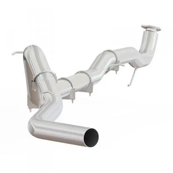 2015.5-2016 Duramax Lml P1 4" Downpipe Back Exhaust - No Muffler (C6045slm) 1