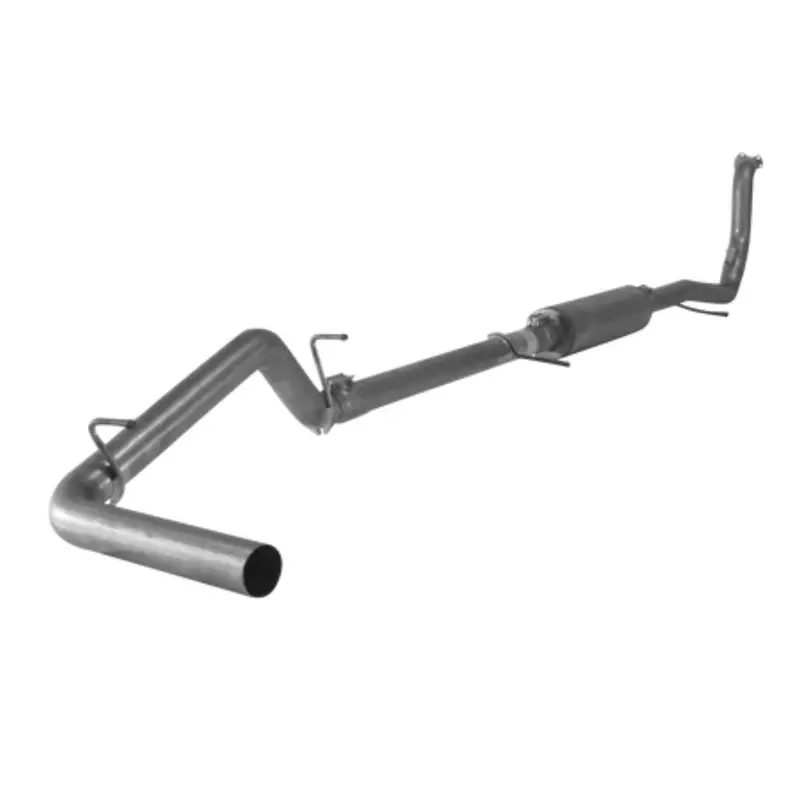 2016-2021 Duramax 2.8L Dieselr 3" Turbo Back Exhaust Single With Muffler (255-01300) 1