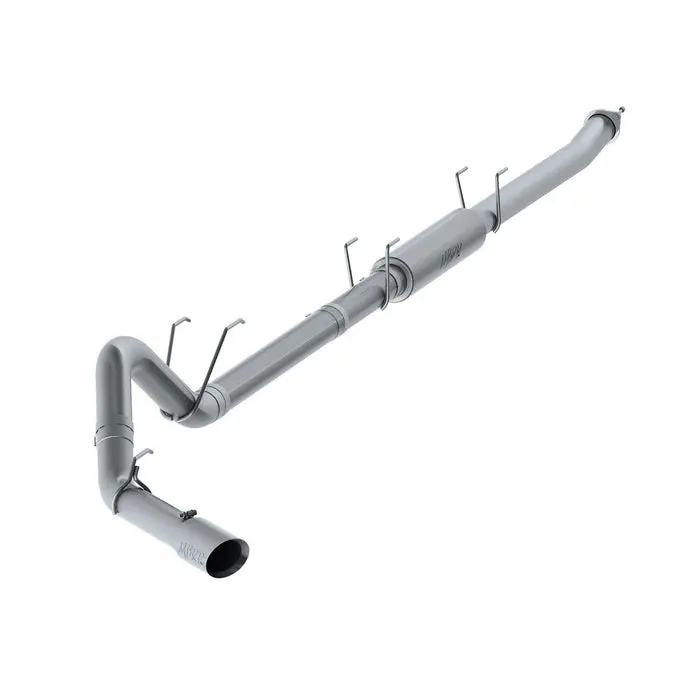 2017-2018 Powerstroke 6.7L P1 4" Downpipe Back Exhaust W/ Muffler (C6292304) 1