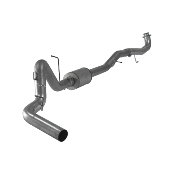 2017-2019 Duramax L5p 4" Downpipe Back Exhaust W/ Muffler (431021) 1