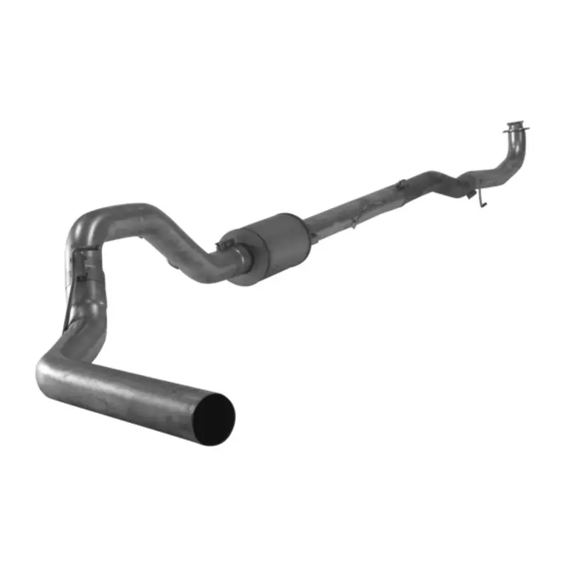 2017-2019 Duramax L5p Cab & Chassis 4" Downpipe Back Exhaust W/ Muffler (431024) 1