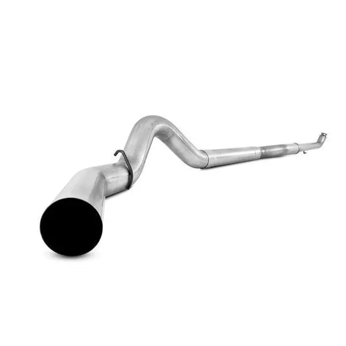 2017-2019 Powerstroke 6.7L P1 4" Downpipe Back Race Exhaust System - No Muffler (C6292plm) 1