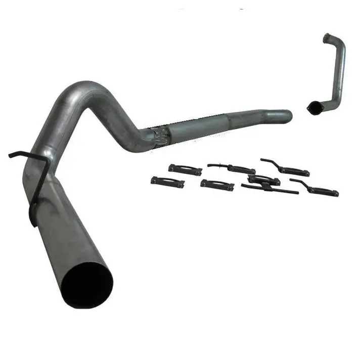 2017-2023 Duramax L5p P1 4" Slm Series Downpipe Back Exhaust System W/ Muffler (C6056slm) 1