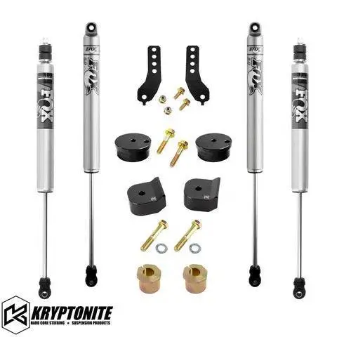 2017-2023 Powerstroke 6.7L Kryptonite Stage 1 Leveling Kit W/ Fox Shocks (Krfd17stage1fox) 1