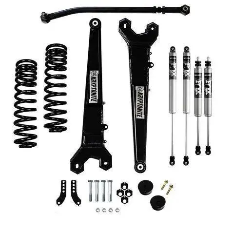 2017-2023 Powerstroke 6.7L Kryptonite Stage 3 Leveling Kit W/ Fox Shocks (Krfd17stage3fox) 1