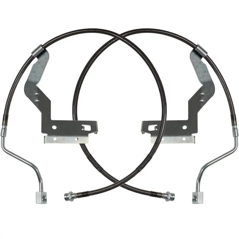 2017-2023 Powerstroke Front Braided Brake Lines W/ 2.5-3.5" Lift (Cs-Fordbbl-Lvl-17-F) 1