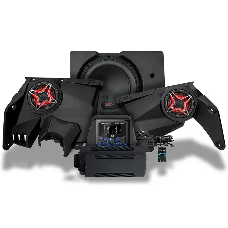 2017-2026 Can-Am® X3, Phase-3 V-Spec 3-Speaker 1650Watt System W/Jvc 1