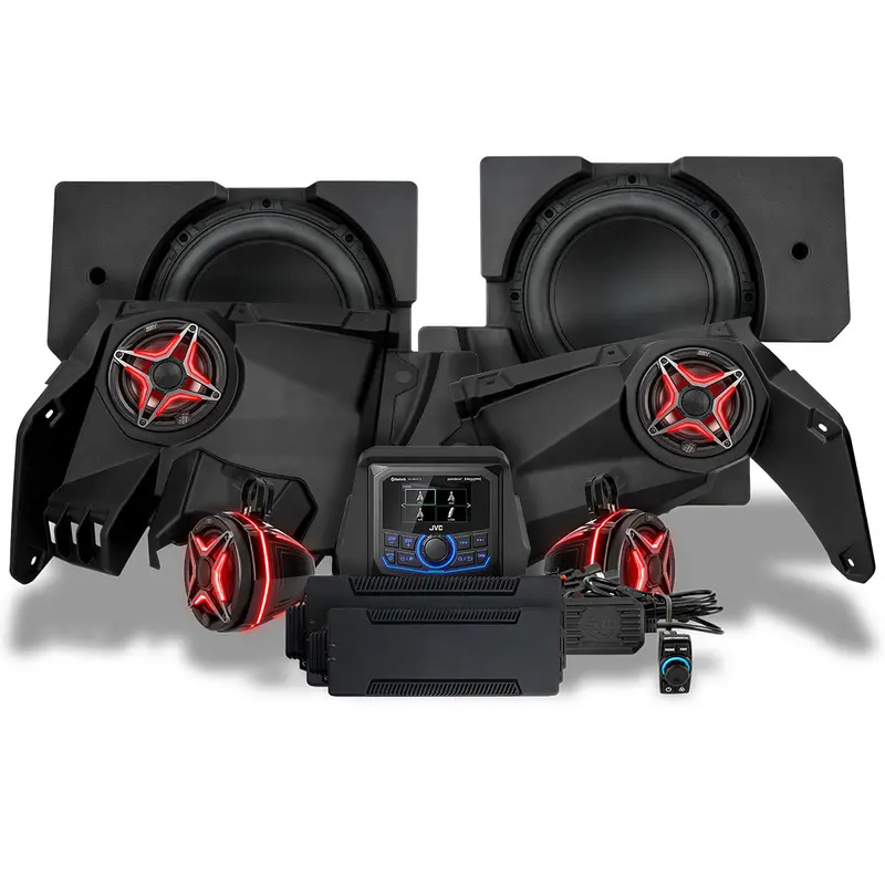 2017-2026 Can-Am® X3, Phase-5 V-Spec 6-Speaker 1650Watt System W/Jvc 1