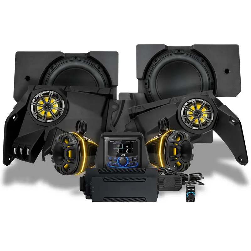 2017-2026 Can-Am® X3, Phase-6 K-Spec 6-Speaker 1650Watt System W/Jvc 1
