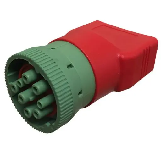 2017+ Cummins Efilive Green J1939 Male To Obdii Female Adapter 1