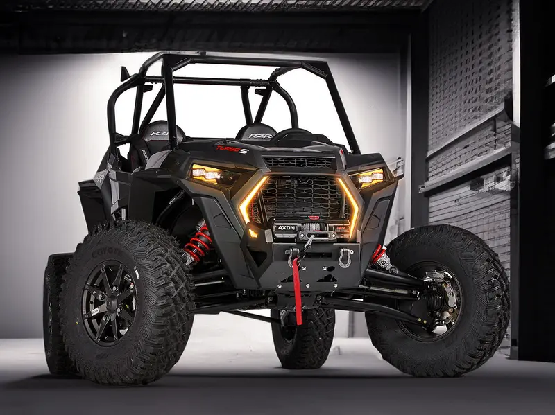 2018 - 2022 Polaris Rzr Turbo S - Combo: Replacement Headlights + Fangs 1