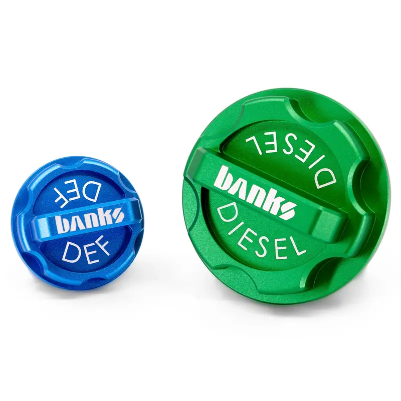 2019-2025 Cummins 6.7L Banks Revolver Billet Diesel & Def Caps (66700) 1