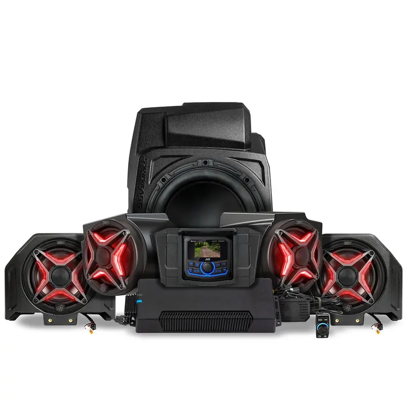 2020-2024 Polaris® Rzr Pro Series Phase-5 V-Spec 5-Speaker 1400Watt System W/Jvc 1