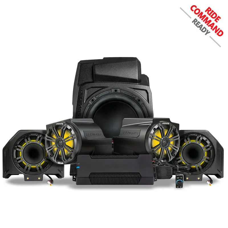 2020-2024 Polaris® Rzr Pro Series Phase-6 K-Spec 5-Speaker 1400Watt System For Ride Command 1