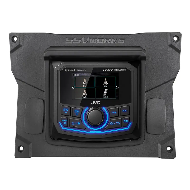 2020-2026 Kawasaki Teryx Krx1000 Dash Mount W/Jvc Kd-Mr305bts Mult-Media Receiver 1