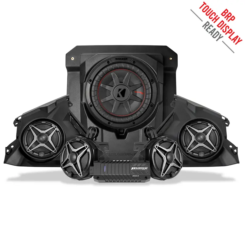 2024-2026 Can-Am® Maverick R, Phase-4 A-Spec 800Watt 5-Speaker System 1