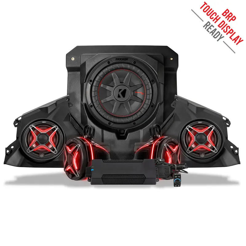 2024-2026 Can-Am® Maverick R, Phase-4 V-Spec 1400Watt 5-Speaker Stereo System 1