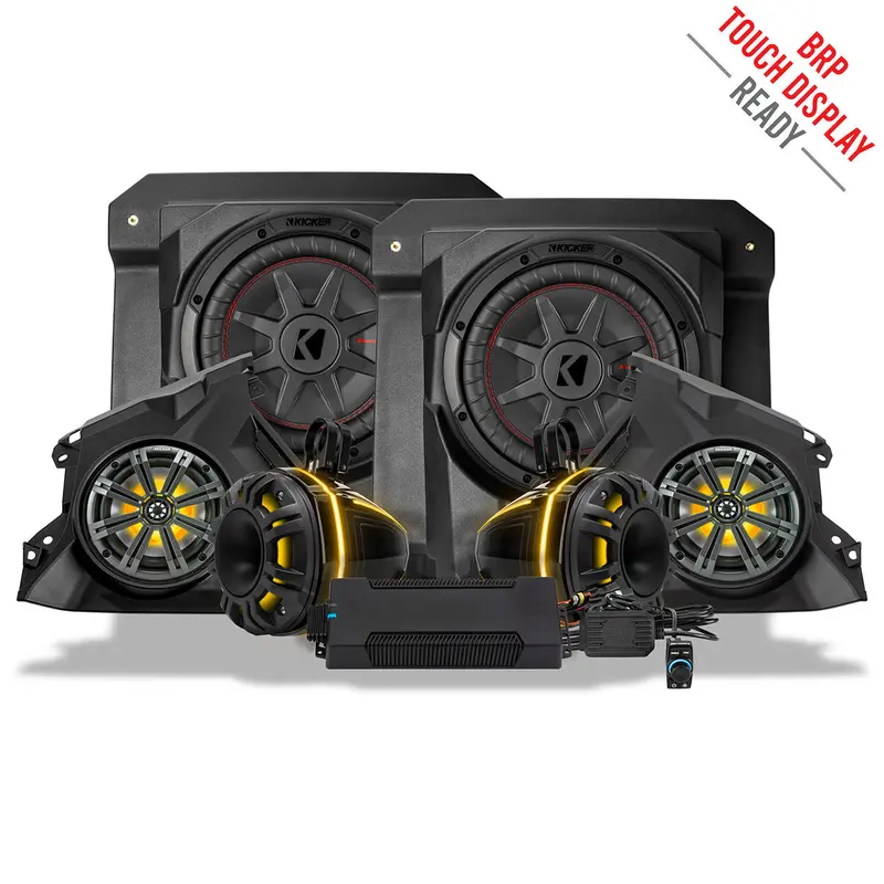 2024-2026 Can-Am® Maverick R, Phase-6 K-Spec 1400Watt 6-Speaker Stereo System With Kicker Horns 1