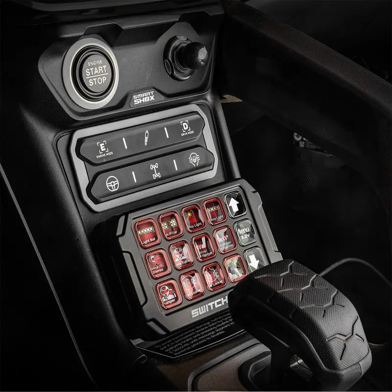 2024-2026 Canam® Maverick R Switch Works Alpha12 Mounting Kit 1