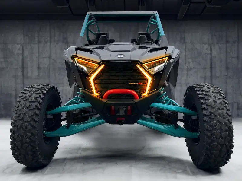 2025+ Polaris Rzr Pro R, Pro S, Pro Xp - Combo Fangs + Sequential Leds 1