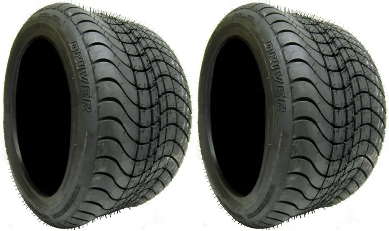 205/50-10  205X50-10  Airloc Tubeless P823 Golf Rib Tires  6 Ply Rated (Set Of 2) 1