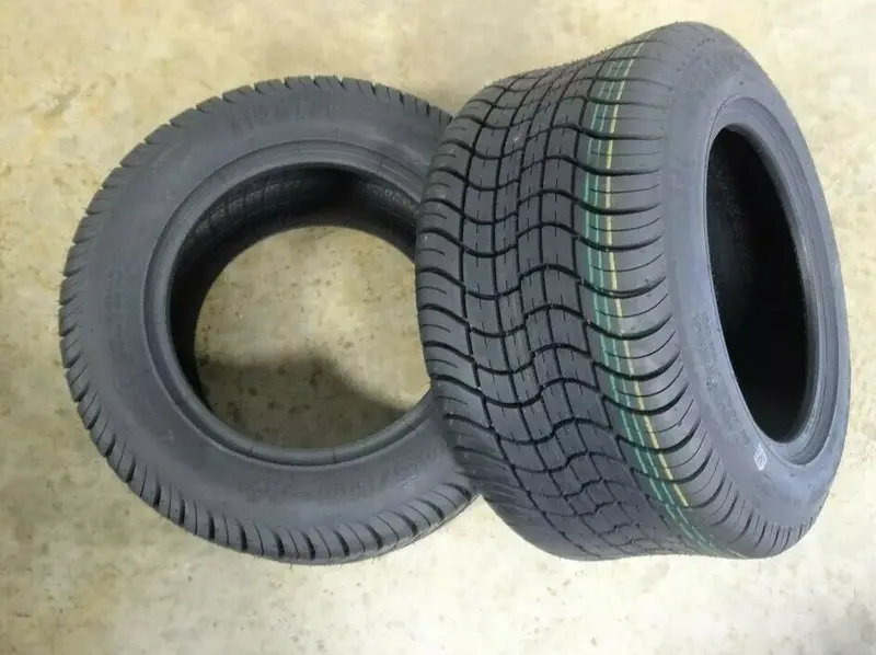 205/50-10 Air Loc  Brand  6 Ply Rated Tubeless Golf Cart Tires (Set Of 2) 1