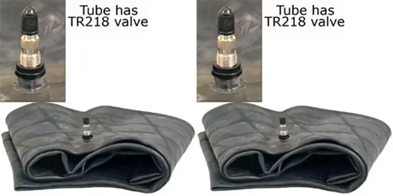 27X8.50/9.50/10.50-15  Skid Steer Loader Compact Tractor Multi Size Tire Inner Tubes With Tr218 Metal Valve (Set Of 2) 1