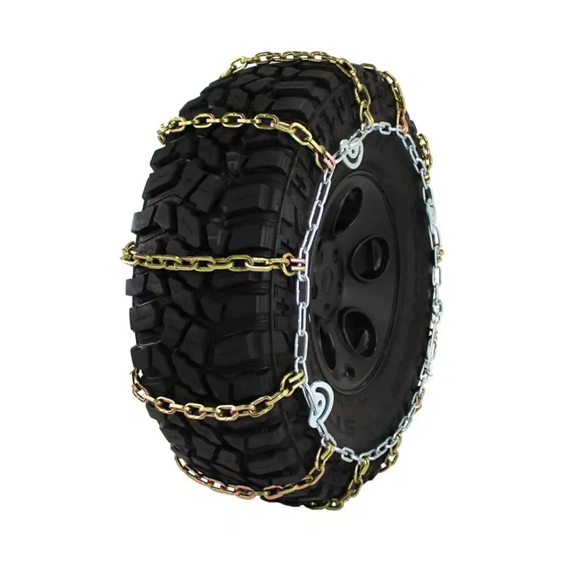 285/65-22.5 Quality Chain Light Truck Wide Base Square Link Alloy Cam - 1 Pair 1