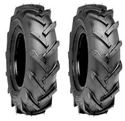 4.00-8 Major Brand 4 Ply Rated Load Range B Tubeless R-1 Lug Tires  (Set Of 2) 1