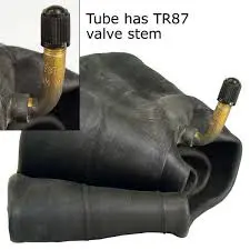 4.10/3.50-4 / 11X4.00-4 Major Tire Inner Tube With Tr87 Bent Metal Valve 1