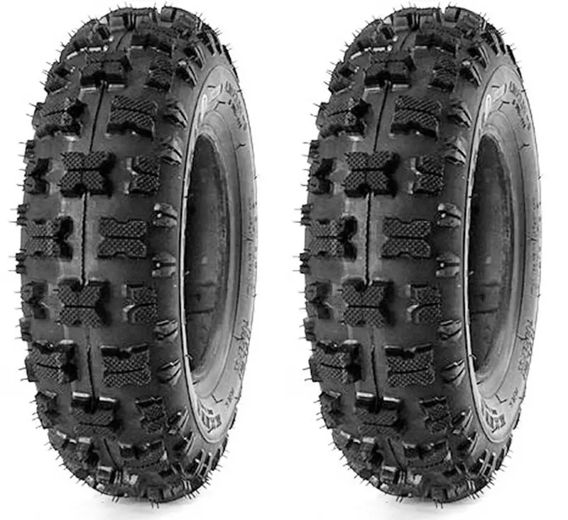 4.10-6 / 3.50-6  Kenda Polar Trac Snow Blower Thrower Bias Tubeless Tires  (Set Of 2) 1