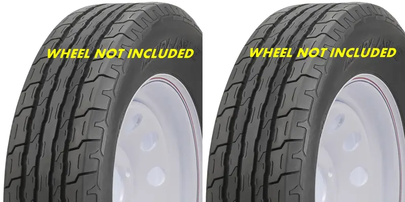4.80-8 Carlisle Sport Trail Hiway Speed Load Range C  6Ply Rated Tubeless Trailer Service Tires (Set Of 2) 1