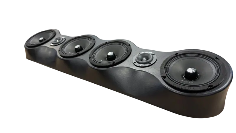 (4) Orion Cm654 250W & (2) Xtw350ne Speaker Rack Bundle W/ Optional Leds 3