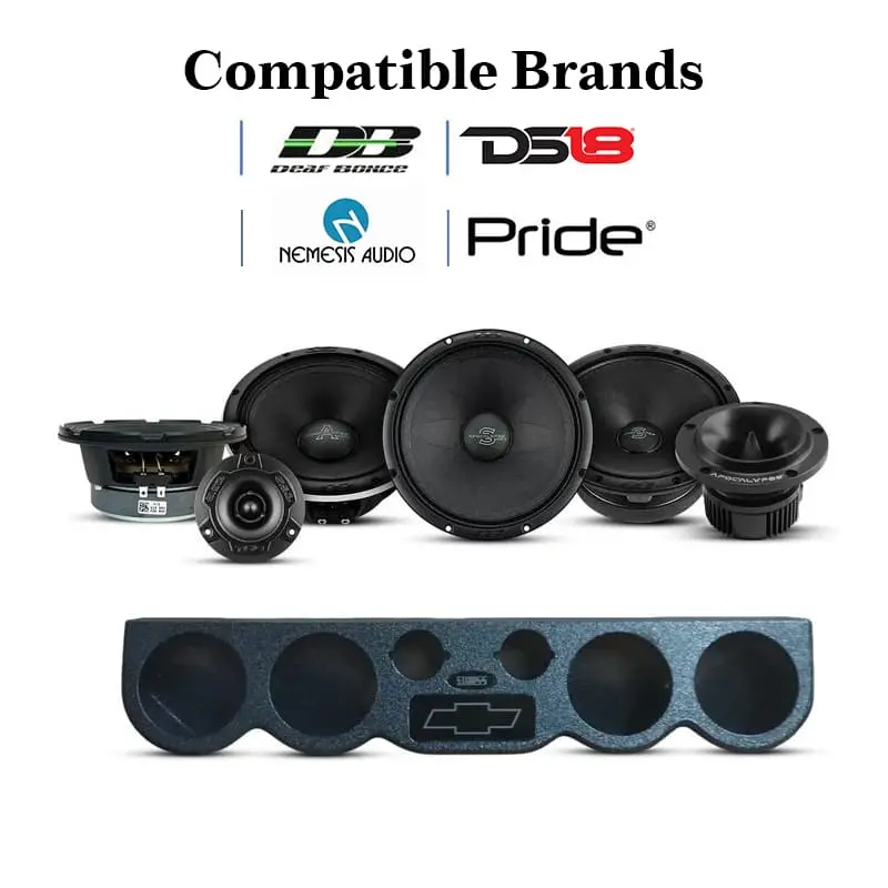 (4) Speaker Logo Rack 1